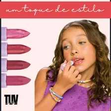 Kit 4 Batons Alice Monteiro Fenzza Metalizados Cores Lindas Cor Kit 4 Batons Fenzza Metalizados Foto mini 4