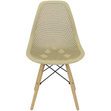 Kit 4 Cadeiras Charles Eames Colmeia Eiffel Base Madeira Foto mini 3