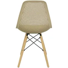 Kit 4 Cadeiras Charles Eames Colmeia Eiffel Base Madeira Foto mini 4