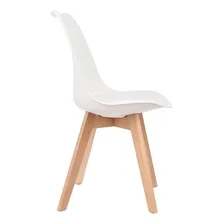 Kit 4 Cadeiras Eames Tulipa Branca Foto mini  3