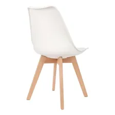 Kit 4 Cadeiras Eames Tulipa Branca Foto mini 4