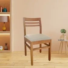 Kit 4 Cadeiras Para Mesa De Jantar Em Madeira Maciça Bdwt Foto mini 2