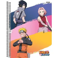 Kit 4 Cadernos Univ. Naruto Shippuden Espiral 1 Matéria Foto mini  3