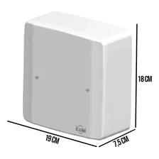 Kit 4 Caixa De Passagem 15x15cm Elétrica Ilumi Sobrepor Cor Branco Foto mini 4