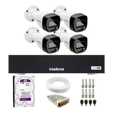 Kit 4 Câmeras Vhd 1220b Colorvu Intelbras, Dvr 3104c, Hd 1tb Foto mini 1