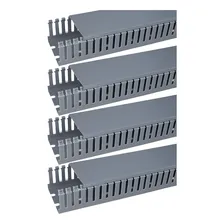 Kit 4 Canaleta Aberta Cinza 30x50x2000mm Stark Foto mini 1