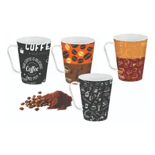 Kit 4 Caneca Infantil Bpa Free Cafe 430 Caneca Plástico Foto mini 1