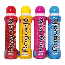 Kit 4 Caneta Carimbo Pinguelô De 80ml Marcador De Bingo Foto  mini 1