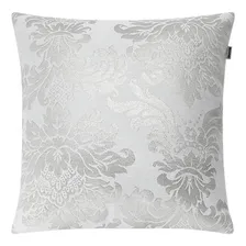 Kit 4 Capa De Almofada Jacquard - Branco Foto mini 1
