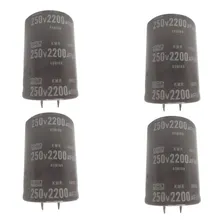 Kit 4 Capacitor Eletrolitico Radial 2200uf X 250v Foto mini  3