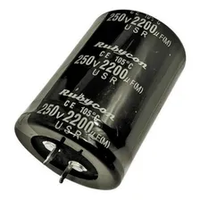 Kit 4 Capacitor Eletrolitico Radial 2200uf X 250v Foto  mini 1
