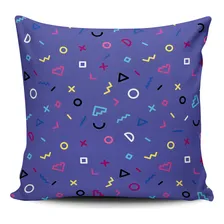 Kit 4 Capas Almofadas Estampada Geometric Colors 45x45cm Foto mini 3