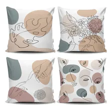 Kit 4 Capas Decorativas Estampadas - Mulher Foto mini 1