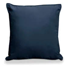 Kit 4 Capas Para Almofada 40x40cm Zíper Veludo Azul Foto mini 3