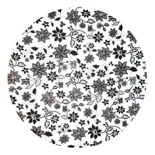 Kit 4 Capas Para Sousplat Floral Black 35cmx35cm Foto  mini 1