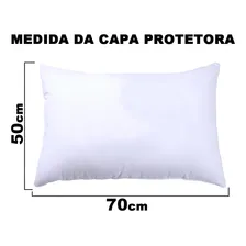 Kit 4 Capas Protetora Travesseiro Impermeavel 50x70xcm Foto mini  2