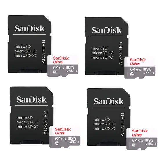 Kit 4 Cartões De Memoria 64gb Foto 1