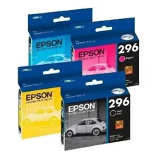 Kit 4 Cartuc 296 T296 Epson Xp231 Xp241 Xp431 Xp441 Foto mini 1