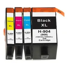 Kit 4 Cartucho 904xl Officejet Pro 6970 B M C Y Compativel Foto mini 1