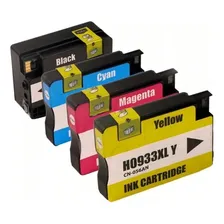 Kit 4 Cartuchos 932 Xl 933 Xl Officejet Para 7610 7110 Foto mini 1