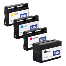 Kit 4 Cartuchos 932xl 933xl Para 7110 7100 7610 Foto mini 1