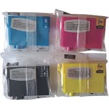 Kit 4 Cartuchos Compativel Com Epson Xp214 Xp411 Xp204 Xp401 Foto mini 2