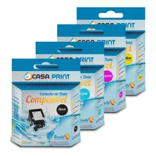 Kit 4 Cartuchos CompatÃvel Com Hp 950xl/951xl Cmyk 8100 8600 Foto mini 1