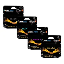 Kit 4 Cartuchos Compatível Lc105 Lc103 Lc107 Mfc-j4510dw Foto  mini 1