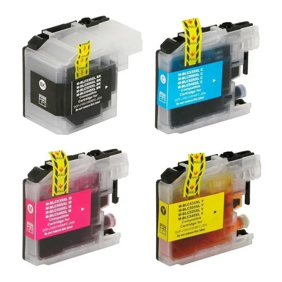Kit 4 Cartuchos Lc-509 Lc-505 Dcp-j100 Dcp-j105 Compativel Foto 1