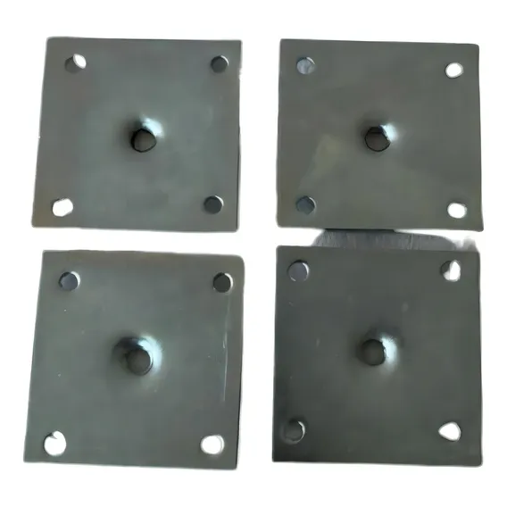 Kit 4 Chapinha Chapa Fixação Metal Reta Pé Palito Rosca Foto 1