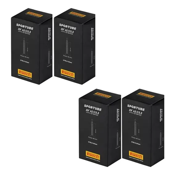 Kit 4 Câmaras De Ar Pirelli 29 Sportube Presta 48mm Foto 1