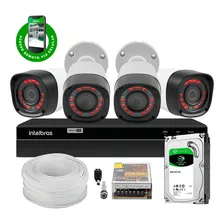 Kit 4 Câmeras 1080p Dvr Mhdx 1104 Intelbras 1tb Foto  mini 1