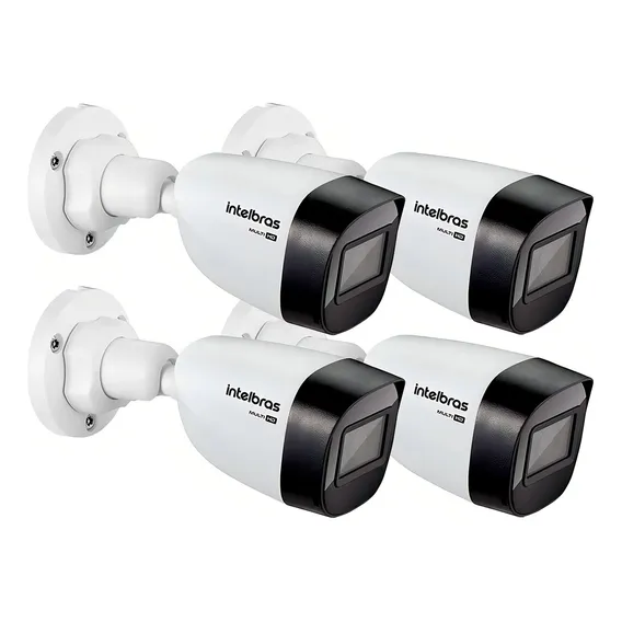 Kit 4 Câmeras Intelbras Vhd 1130 B Hd 720p Ir 30m Ip67 Foto 1
