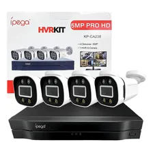 Kit 4 câmeras segurança 5mp Pro hd visão noturna Ípega Max Foto mini 1