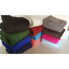 Kit 4 Cobertor Manta Microfibra Casal Fofinhas Varias Cores Cor Cores Lisa Sortidas Foto mini 4