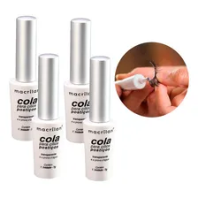 Kit 4 Cola Para Cílios Postiços Macrilan Transparente Ca-001 Foto  mini 1