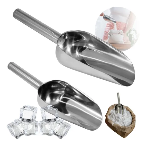 Kit 4 Conchas Pegador Multiuso Cereais 2 Grande + 2 Médio Cor Cinza Foto 1