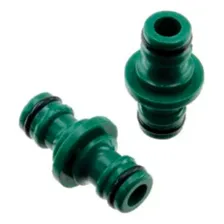 Kit 4 Conector Duplo Engate Rápido Mangueira Verde 1/2 Foto  mini 1