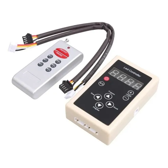 Kit 4 Controladora De Fita Led Digital 6803 Rgb 328 Efeitos Tensão de operação 12V 12V Foto 1