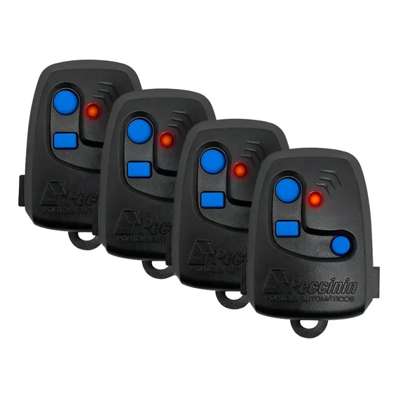 Kit 4 Controle Remoto Para Portão Peccinin Cores Foto 1
