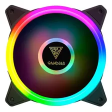 Kit 4 Cooler Fan Aeolus Argb M2-1204r 4 X 120mm C/ Controle Led Preto Foto mini 3
