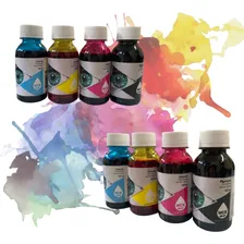 Kit 4 Cores 400ml Tinta Corante Para Impressoras Canon Tinta Cmyk Foto mini 2