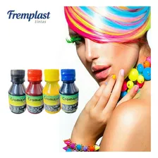 Kit 4 Cores Tinta Sublimatica Cromajet Pqf 100ml Fremplast Foto mini 3