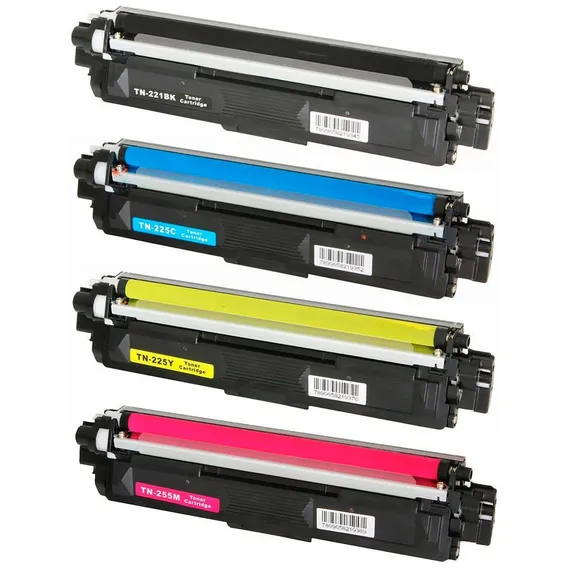 Kit 4 Cores | Toner Tn221 Tn225 P/ Dcp-9020cdn Dcp-9020cdw Foto 1