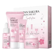 Kit 4 Cremes Serum Skincare Japan Sakura Sweet Kiss Laikou Foto  mini 1