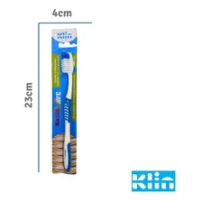 Kit 4 Escovas Dentais Cerdas Onduladas Média Klin Sortidas Foto mini 4