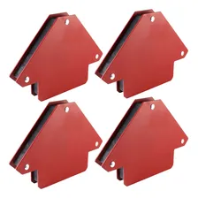 Kit 4 Esquadro Magnetico Solda 12 Kg Soldador Serralheiro Foto mini 1