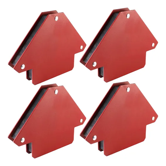Kit 4 Esquadro Magnetico Solda 12 Kg Soldador Serralheiro Foto 1