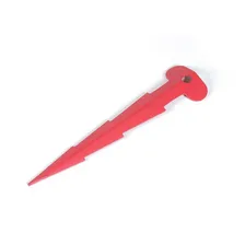 Kit 4 Estaca Speck Tarp T -reforçado -barraca -aço -vermelho Foto  mini 1