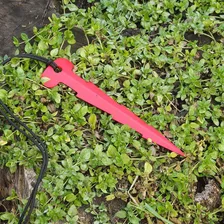 Kit 4 Estaca Speck Tarp T -reforçado -barraca -aço -vermelho Foto mini  2
